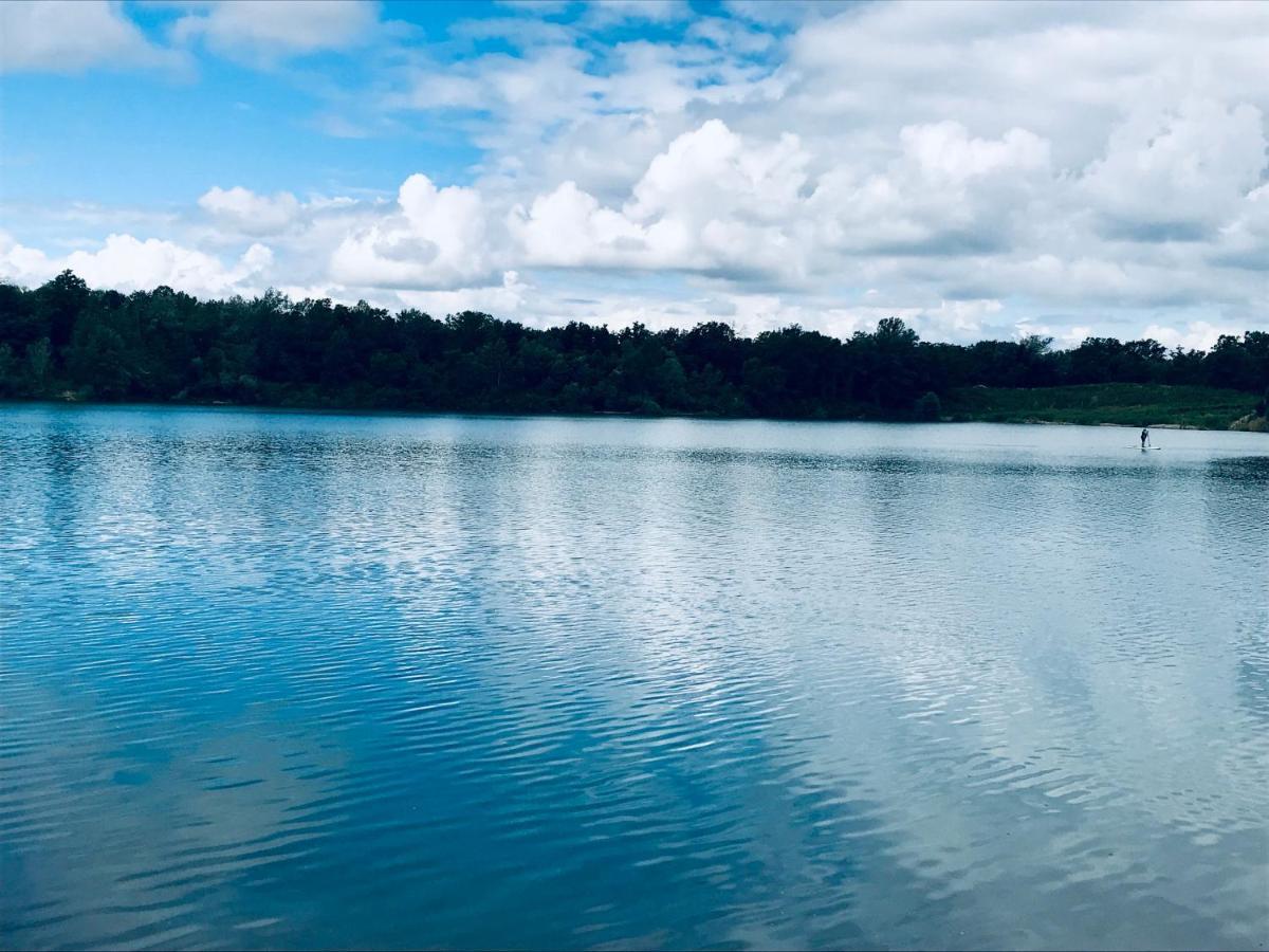 Schlafen Unterm Sternenhimmel Am Baggersee Steinenstadt Neuenburg am Rhein Dış mekan fotoğraf